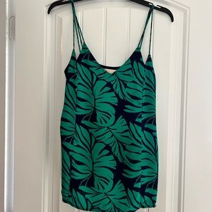 Vibrant tropical strappy top